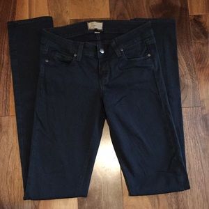 Paige Peg Skinny Jeans - Teal - Sz 25